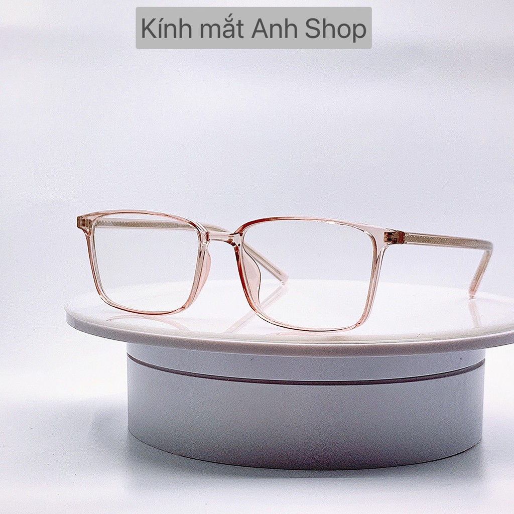 Gọng kính vuông nhựa dẻo 8188A Anh Shop nhận cắt mắt cận viễn loạn theo yêu cầu | BigBuy360 - bigbuy360.vn