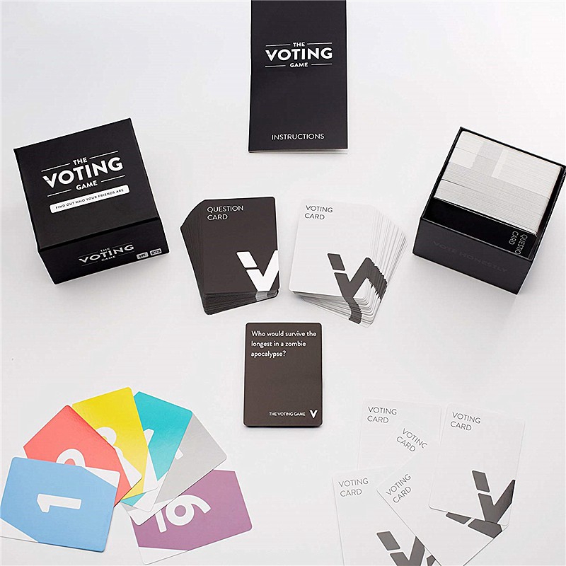 The Voting Game Bộ trò chơi thẻ bỏ phiếu vui nhộn