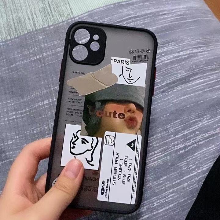 Ốp Điện Thoại Hình Cô Gái/Cậu Bé Cho Iphone 13 12 11 Pro Max 13 12 Mini X XS Max XR 6