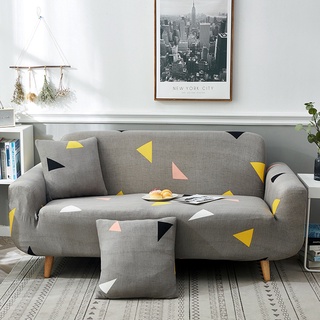 Vải bọc sofa nhung lông co dãn mẫu tam giác sang trọng cho ghế sofa 1,2,3,4 chỗ - sofa L