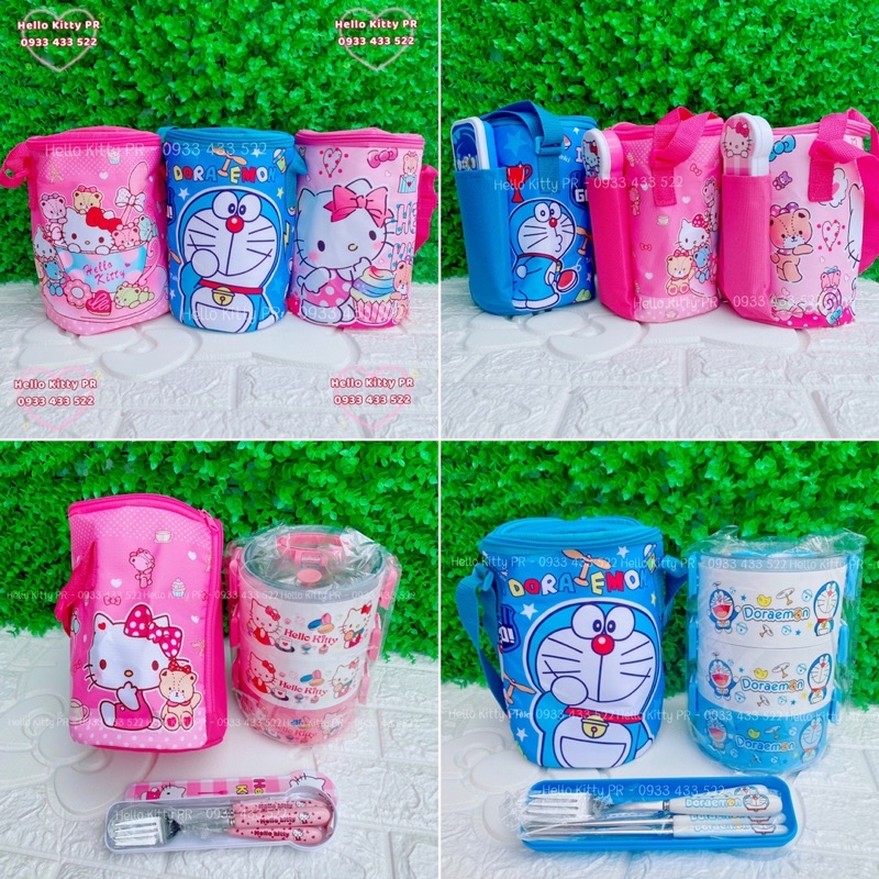 Túi giữ nhiệt Hello Kitty - Doremon Doraemon