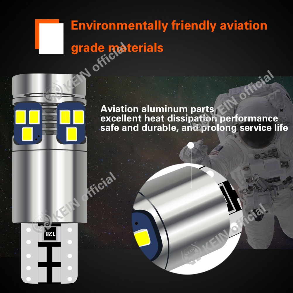 Đèn LED 18SMD T10 W5W 194 168 501 ánh sáng trắng/hồng/xanh dương cho xe hơi