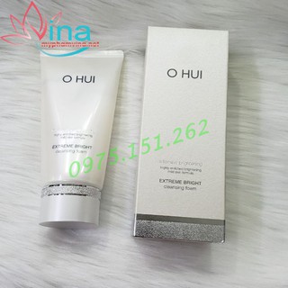 Sữa rửa mặt dưỡng trắng ohui extreme bright cleansing foam 160ml