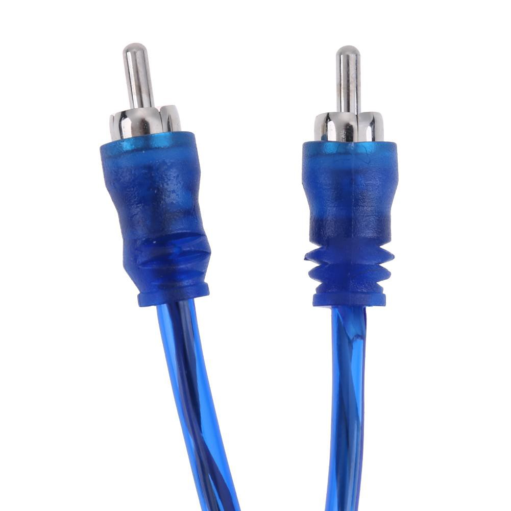 Dây cáp chuyển đổi âm thanh AUX 30cm 2 RCA đầu đực RCA đầu cái cho xe hơi