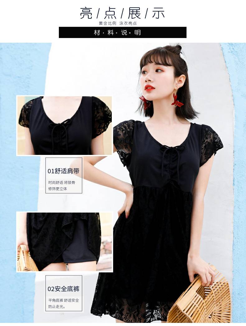 Đồ bơi nữ, áo tắm cộng với kích thước, cuộn, bảo thủ, mỏng, ngực mỏng tập hợp đồ bơi màu rắn | BigBuy360 - bigbuy360.vn