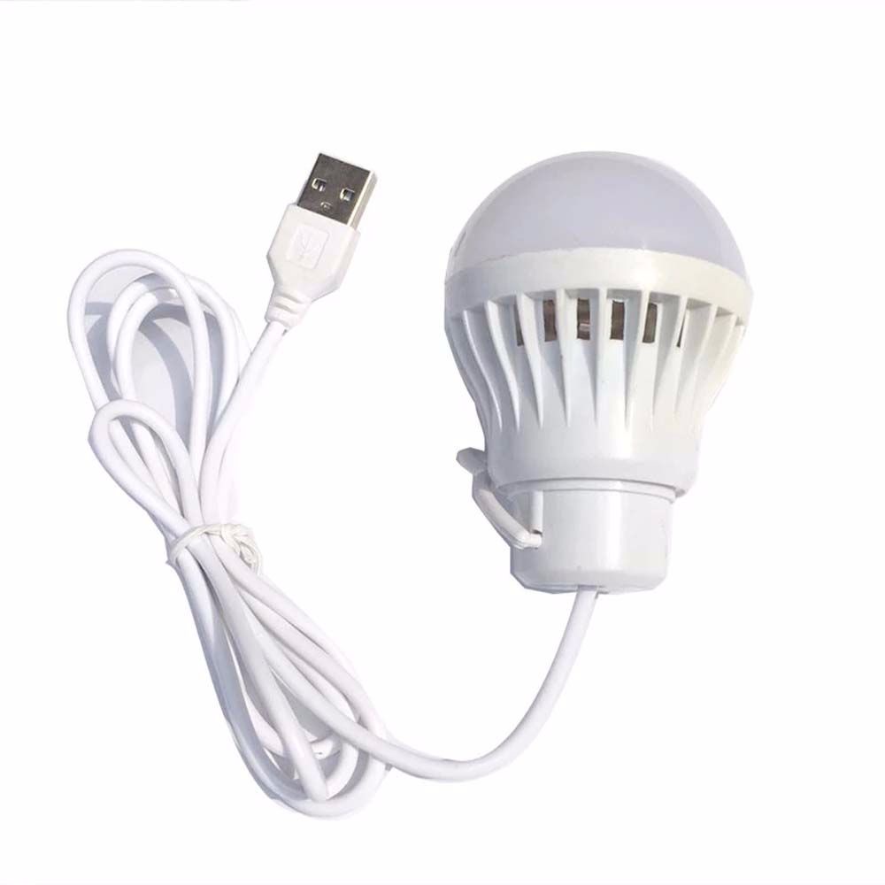 Bóng đèn Usb 5v 3w / 5w / 7w 1.2m đa năng tiện dụng mang theo du lịch cắm trại tiện lợi