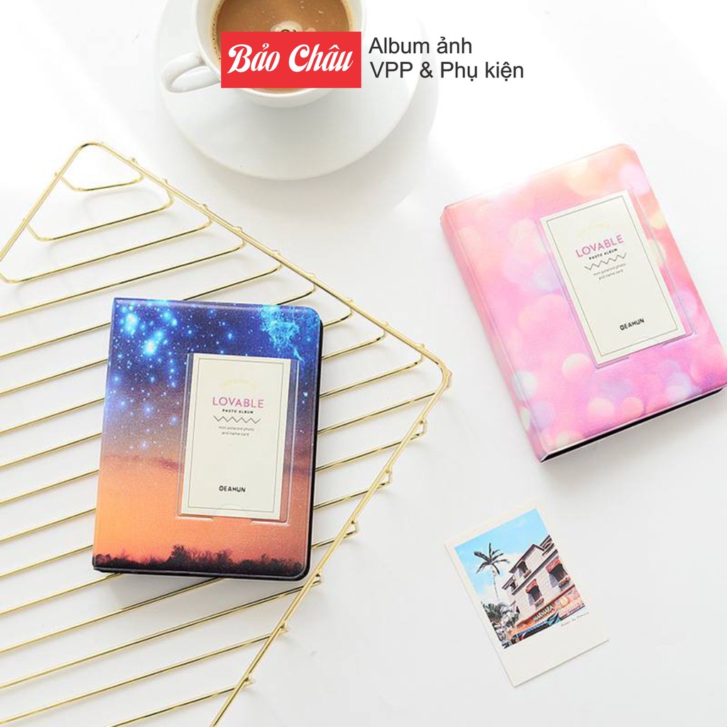 [Mã LIFEXANH03 giảm 10% đơn 500K] Album polaroid mini đựng 65 ảnh 6x9