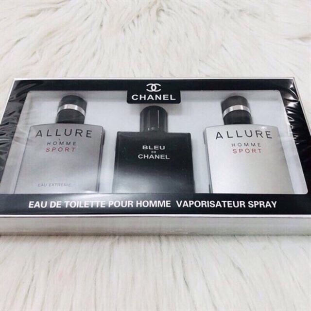 Nuoc hoa nam, nuoc hoa Hot!!! BỘ 3 CHAI NƯỚC HOA mang tên ALLURE & BLEU | Thế Giới Skin Care