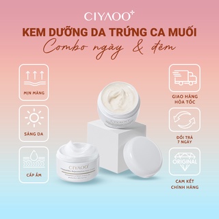 Bộ Kem Dưỡng Giảm Mụn & Làm Sáng Da Ciyaoo Peptide & Caviar Ngày – Đêm 40g x 2 hộp