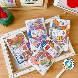 [Series CARTOON] Set sticker hoạt hình cute SIÊU THI VUI VẺ