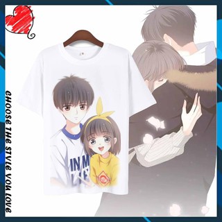 Áo Thun Truyện Tranh Manhua Con Tim Rung Động Dễ Thương