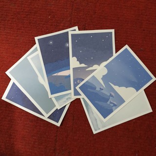 Sticker phong cảnh dán trang trí
