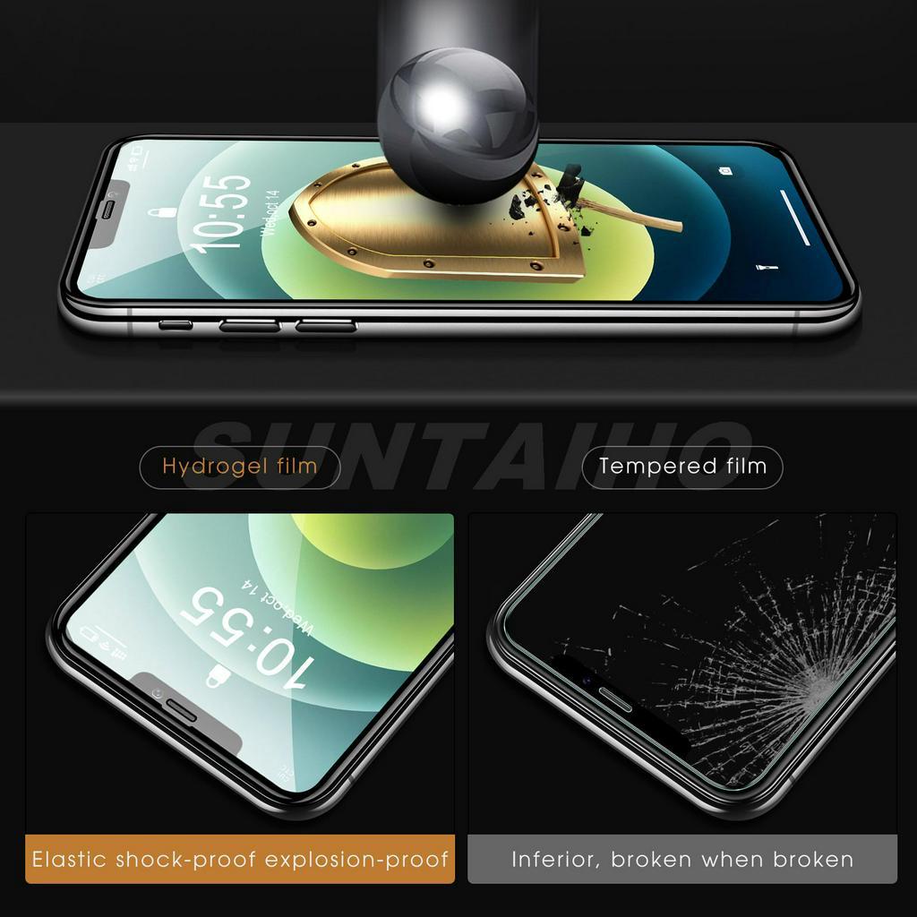 Kính cường lực 10D bảo vệ màn hình cho Iphone 6 6s 7 8 Plus X Xs Max Xr 11 12 Pro Max Se 2020