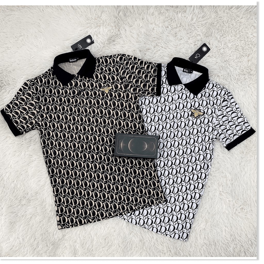 Áo Thun Nam Tay Ngắn Thêu Họa Tiết Lịch Lãm, Sang Trọng HP