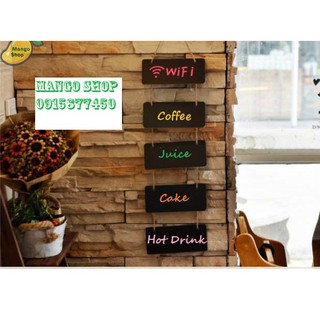 BẢNG TRƠN viết phấn treo cửa hàng style Hàn Xẻng