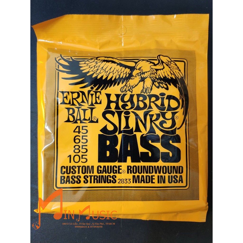 Dây Đàn Guitar Bass 4 Dây ErnieBall