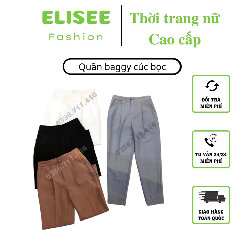 Quần baggy cúc bọc 💥CỰC ĐẸP💥 quần nữ mặc đi chơi hay đi làm đều phù hợp, dễ mix đồ