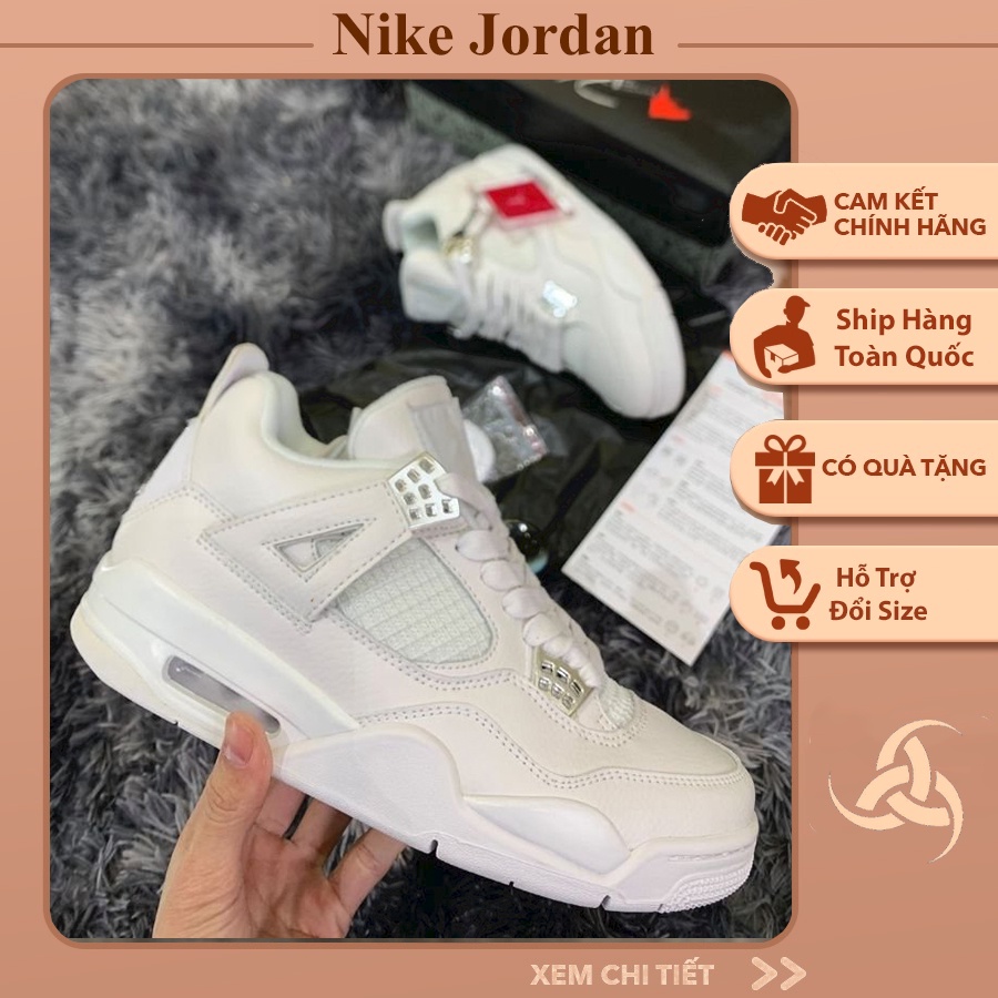 Giày Jordan 4 Thể Thao Nam Nữ, Giày Sneaker JD4 Yellow Hàng Đẹp Full Box Bill | BigBuy360 - bigbuy360.vn