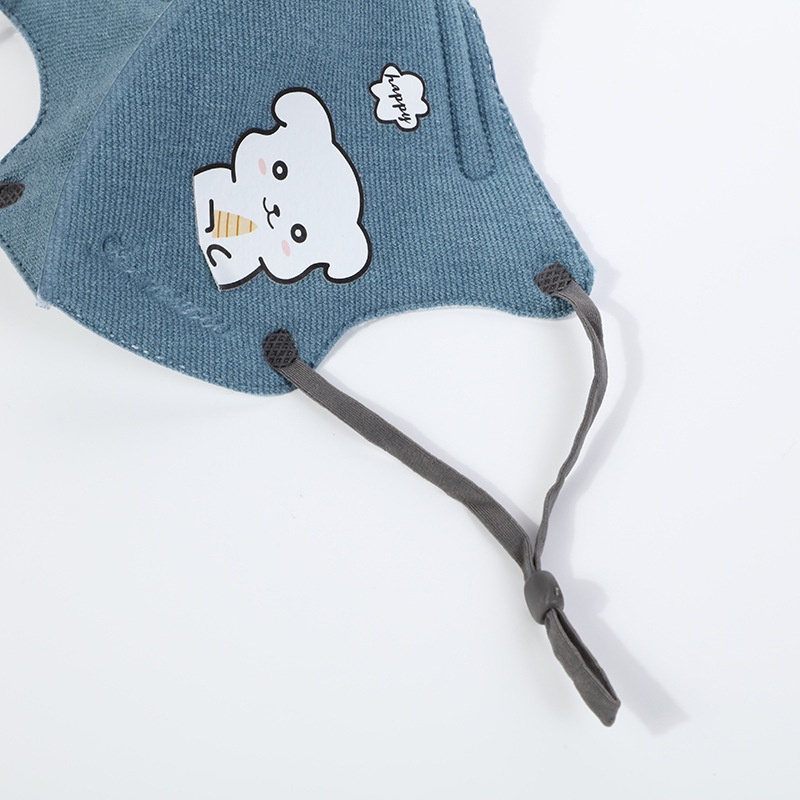 Khẩu trang cho bé 3-10 tuổi  chống khói bụi của học sinh Khẩu Trang cotton Dày 3 Lớp Chống Bụi Thoáng Khí Có Thể Tái Sử Dụng