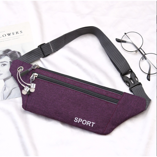 Túi thắt lưng thể thao nam nữ điện thoại di động túi tập thể dục thắt lưng túi đeo hông nhỏ