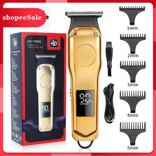 Tóc Clipper Tông Đơ Cắt Tóc Khắc Tạo Kiểu Tóc Tóc Loại Bỏ Nghề Nghiệp Thời Trang Hình Trụ Sạc USB Di Động