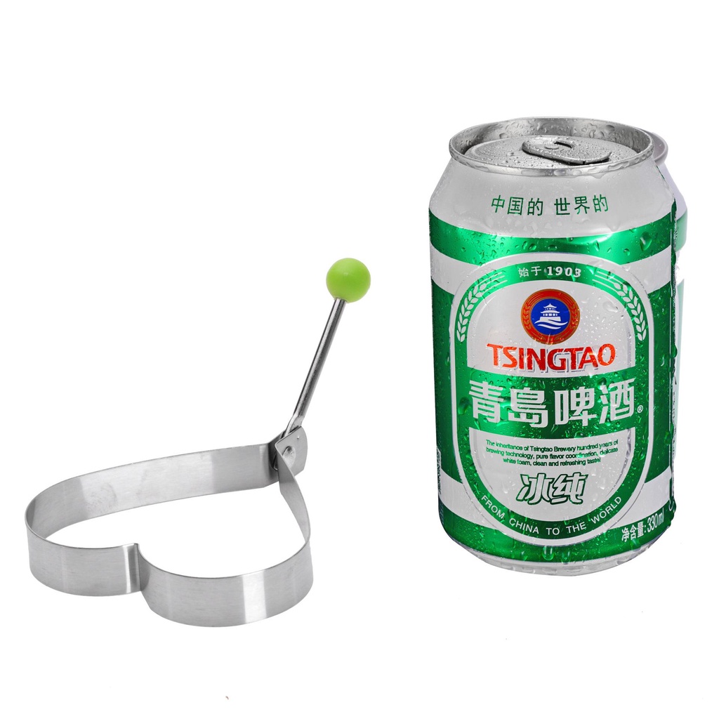 Khuôn Rán Trứng Ốp La, Bánh Bằng Thép Nhiều Hình Kute Có Núm Cầm (Set 5 chiếc) - BooMart