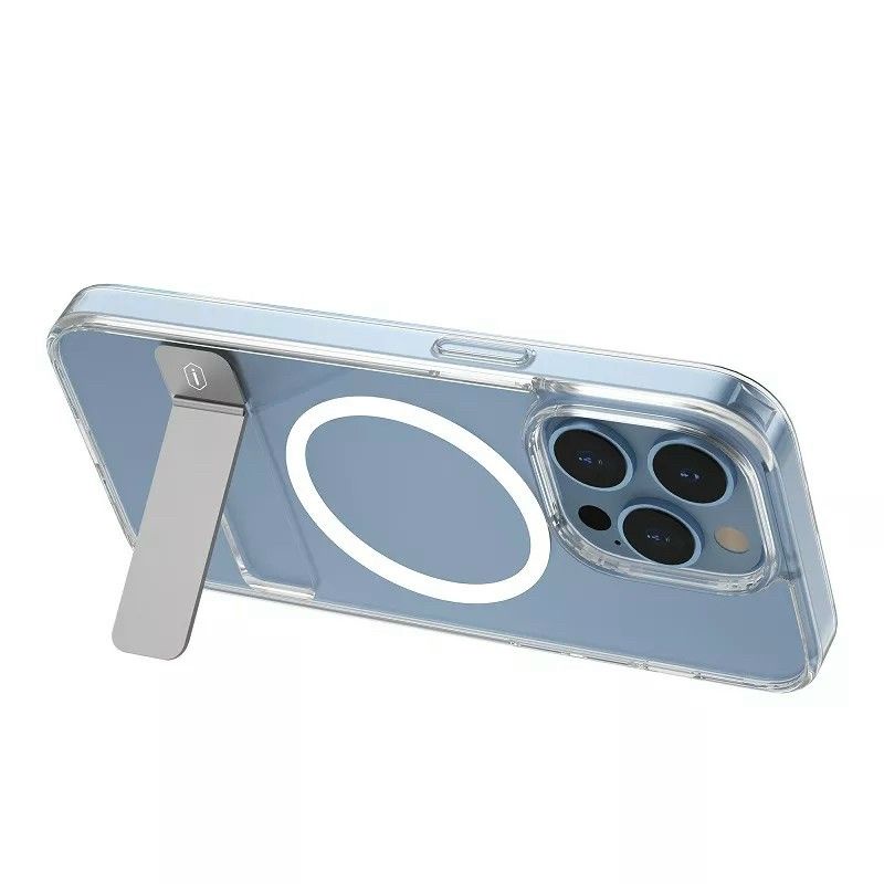 Ốp lưng cứng trong suốt hỗ trợ sạc không dây cho IP Phone 14 Pro Max, 14 pro , 14 max , 14 , 13 Pro Max chính hang WIWU