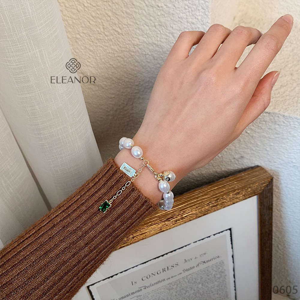 Lắc Tay Eleanor Đính Đá Xanh Vuông Cho Nữ - SP002477 | BigBuy360 - bigbuy360.vn