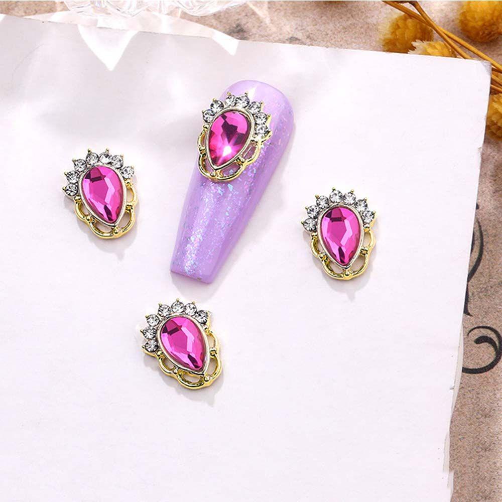 Phụ Kiện Trang Trí Móng Tay Hình Giọt Nước Xinh Xắn|Phụ Kiện Trang Trí Móng Tay 3D Bằng Hợp Kim Sang Trọng DIY