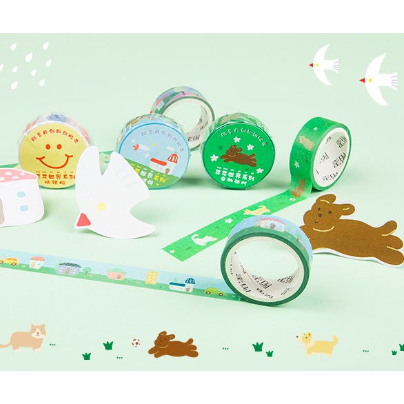 MASKING TAPE - TAPE CUỘN CHỦ ĐỀ MO CARD