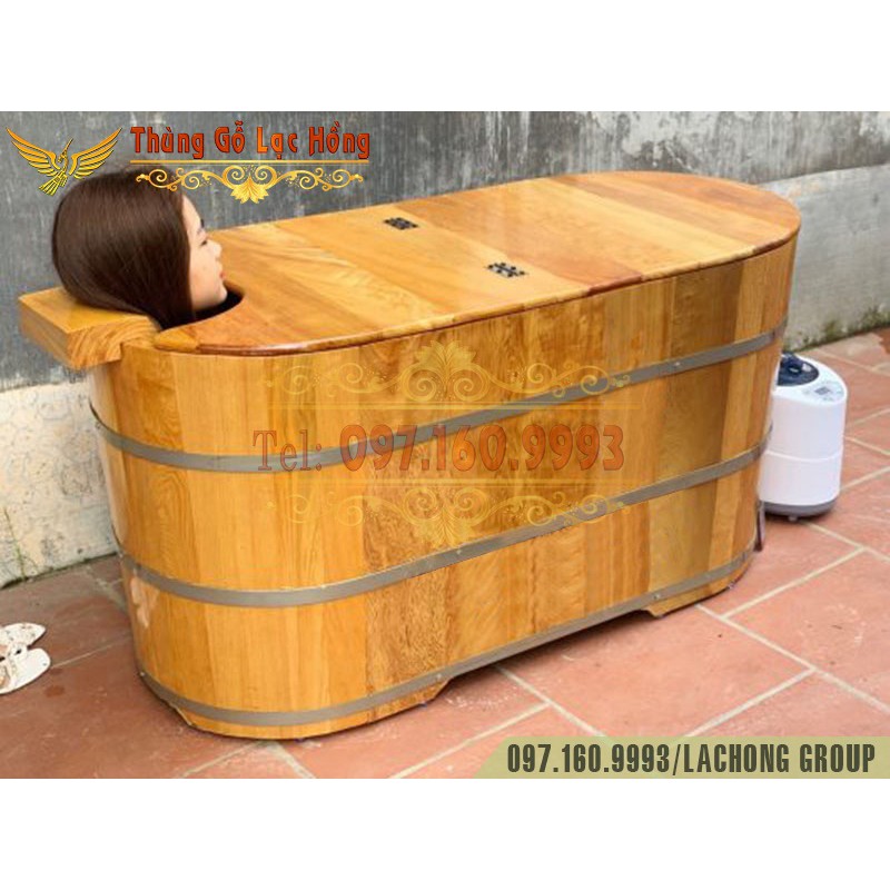 Bồn Tắm Xông Hơi Cao Cấp Gỗ Pơ Mu