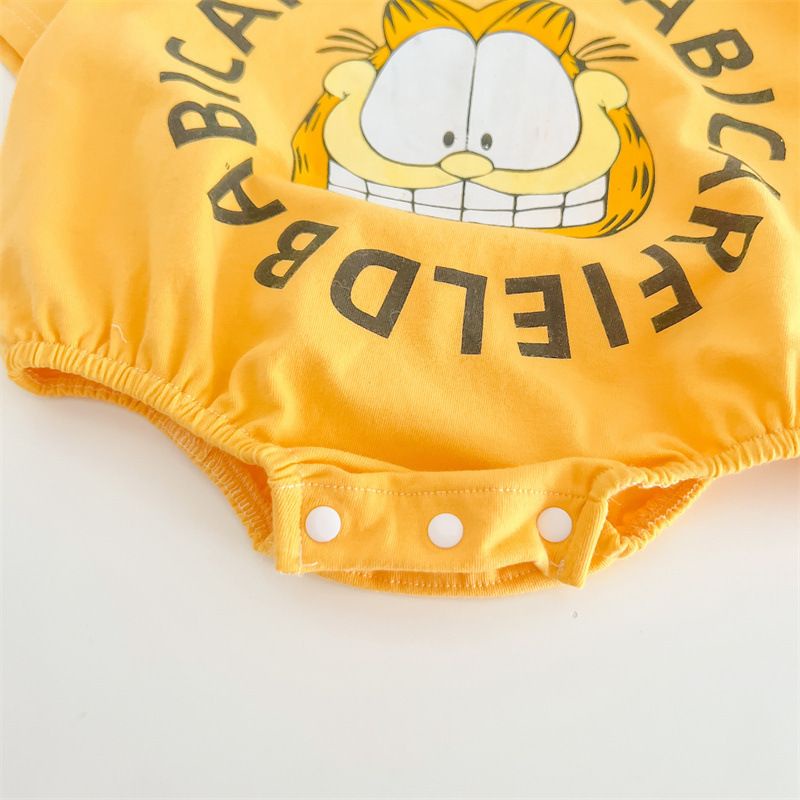 Bộ Áo Liền Quần Tam Giác Tay Ngắn Thoáng Khí Phong Cách Mùa Hè Mới Cho Bé