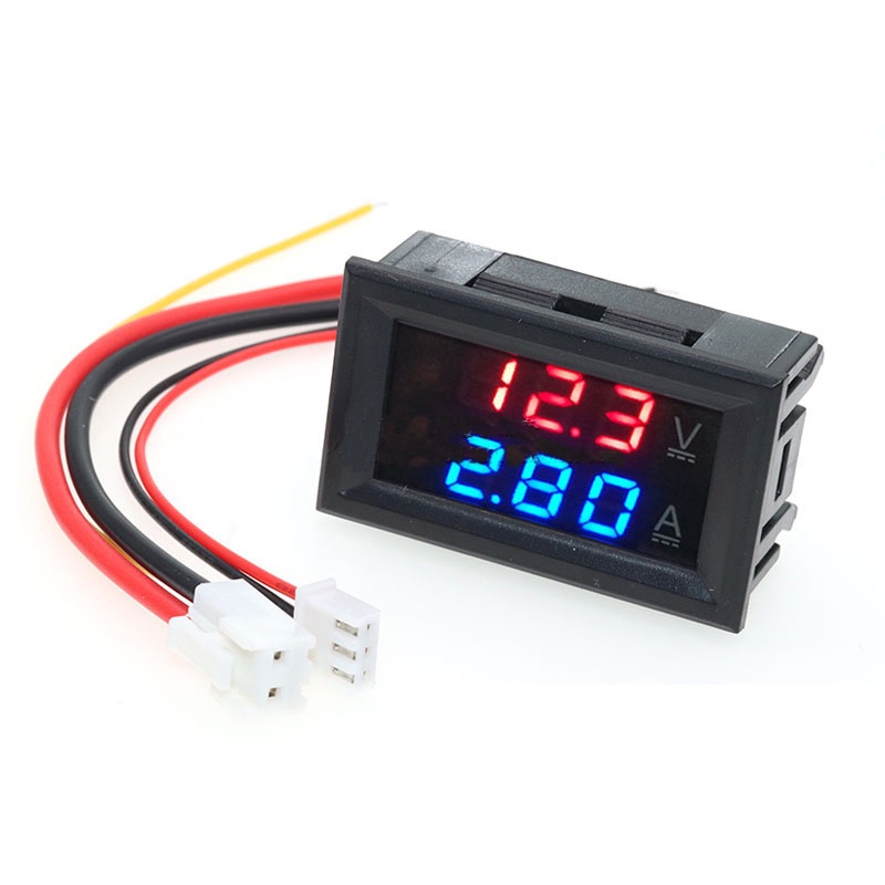 Đồng hồ đo điện áp DC 0-100V 10A 0.28" hiển thị kỹ thuật số chuyên dụng