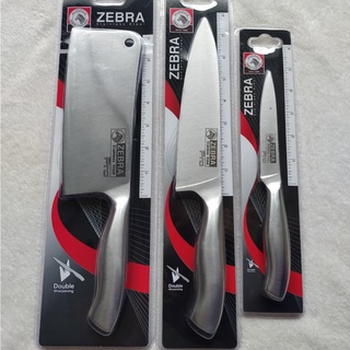 Bộ 3 dao inox 304 nguyên khối cao cấp Zebra Pro II Thái Lan. (100269,100249,100304)