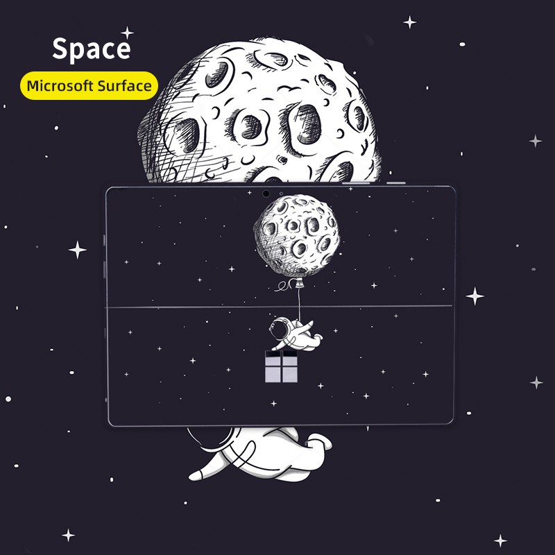 Laptop Stickers for Microsoft Surface Pro 5 Pro 6 Pro 7 Pro 8 9 Skin Super Slim Computer Stickers Fiber Matte for Surface go 1 2 3 Cover Decal