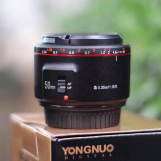Ống kính Yongnuo 50mm F1.8II for Canon (Đen)