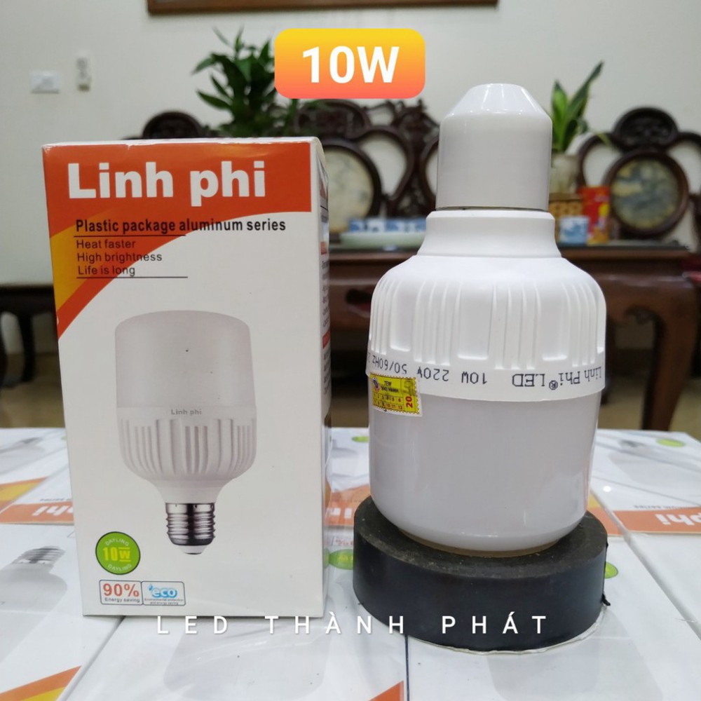 [Free ship] BÓNG ĐÈN LED BULB TRỤ 10W 15W 20W 30W 40W 50W 65W 5W LINH PHI SIÊU SÁNG TIẾT KIỆM ĐIỆN