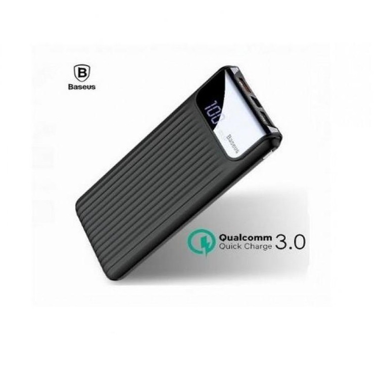 Pin sạc dự phòng Baseus 10000mah BS-P10KQ02 lõi polymer- Quick Charge 3.0 - Hãng phân phối chính thức