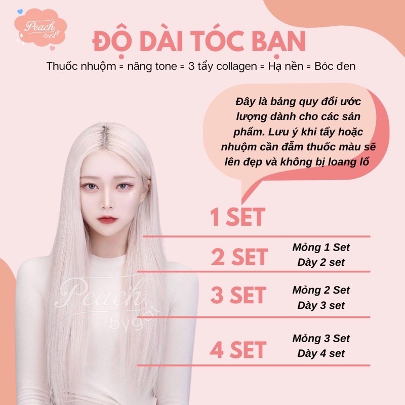Thuốc nhuộm tóc NÂU LẠNH ÁNH KHÓI không cần sử dụng thuốc tẩy tóc của Peach.bygat