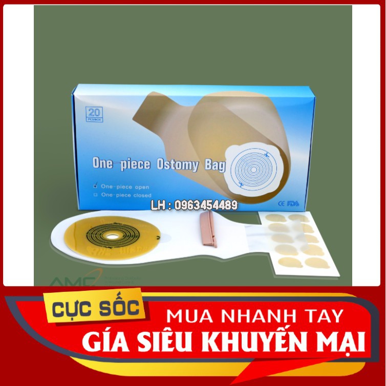 TÚI HẬU MÔN NHÂN TẠO MỘT MẢNH LOẠI TRONG AMC 4006 ( CÓ THAN HOẠT TÍNH)