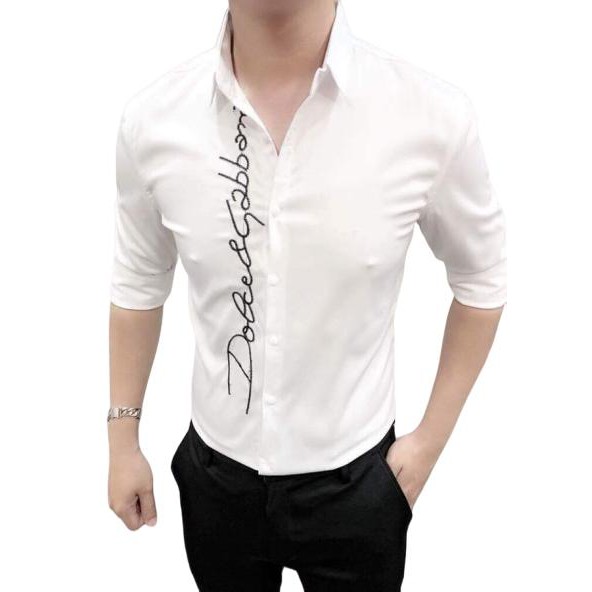 Áo sơ mi nam thêu chữ cao cấp ms2886 | BigBuy360 - bigbuy360.vn