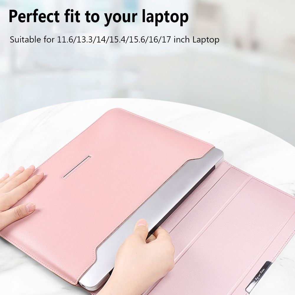 Túi đựng laptop bằng da PU 3 trong 1 nhiều màu sắc tùy chọn tiện lợi chất lượng cao