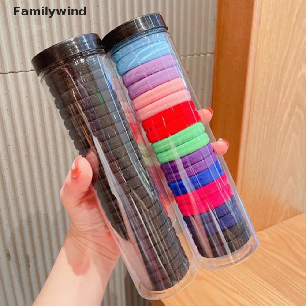 Set 20 Dây Buộc Tóc Cao Su Co Giãn Nhiều Màu Sắc Dễ Thương Cho Bé Gái