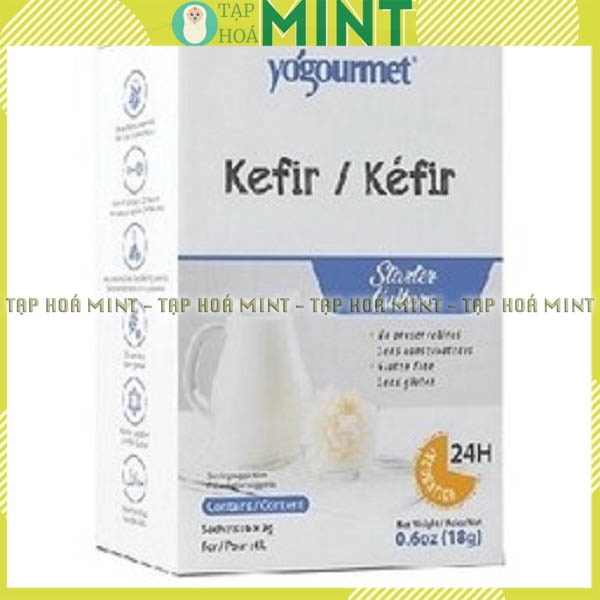 Men làm sữa chua hữu cơ Kefir 6 gói/hộp - Tạp hoá mint