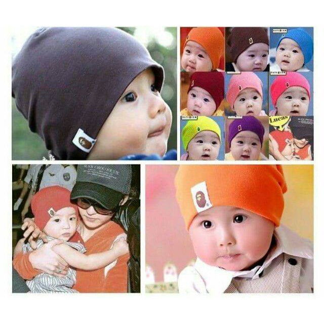 MŨ COTTON XUẤT HÀN LOẠI ĐẸP CHO BÉ 6 THÁNG - 6 TUỔI