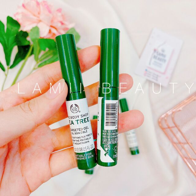 Gel chấm mụn giảm thâm The Body Shop Tea Tree Targeted Gel