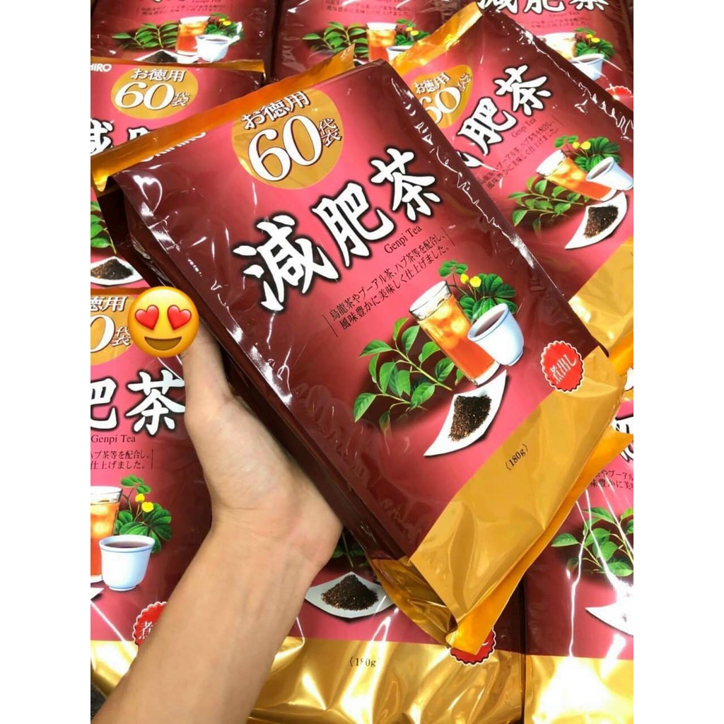 TRÀ GENPI TEA ORIHIRO, GIẢM MỠ BỤNG - NGĂN - LOẠI BỎ MỠ THỪA