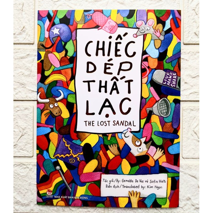 Sách - Chiếc Dép Thất Lạc - Song Ngữ