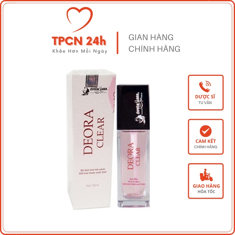 Xịt Khử mùi Deora Clear