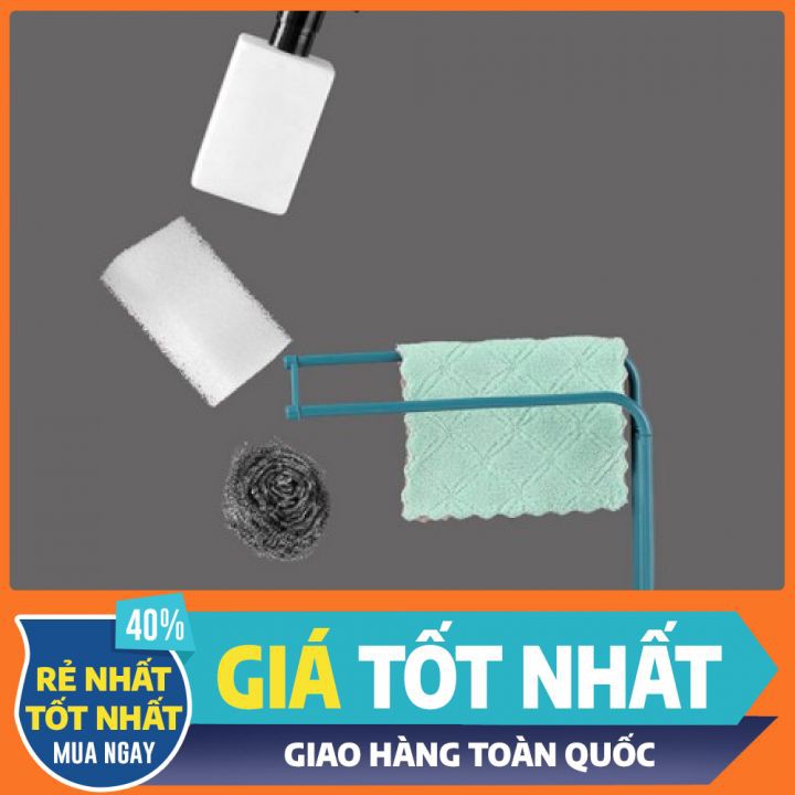 GIÁ ĐỂ GIẺ RỬA BÁT [ HÀNG ĐẸP + DÀI THEO Ý ] - KHAY ĐỂ GIẺ RỬA BÁT - CÓ CHỖ TREO KHĂN THÔNG